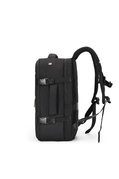 British Traveller BACK PACK VIBE | Oxford Fabric Laptop Backpack - Black