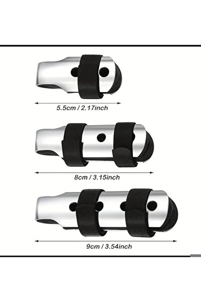 ORGANICYOU Guangzhou Aluminum Alloy Finger Support - Adjustable Black Strap, Finger Joint Correction