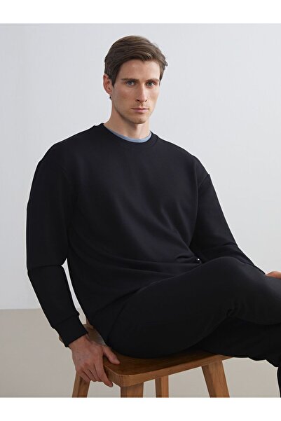 LC Waikiki LCW Vision guler rotund pentru bărbați Swea tricou