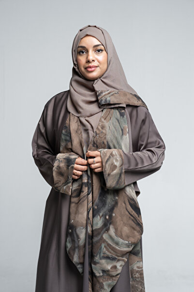 LAVİNİA Lavinia women's abaya, quarter-cloche, Tik Tok fabric