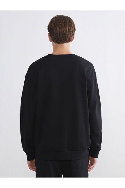 LC Waikiki Ανδρικό φούτερ με στάμπα Crew Neck