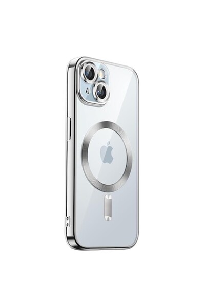 isag Husă din silicon MagSafe compatibilă cu iPhone 15 Plus, ISAG®, protecție...