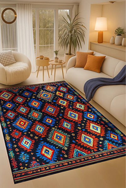 Rugs Modern Halı Mosso Baklava Pattern Woven Base Vintage Decorative Carpetmo...