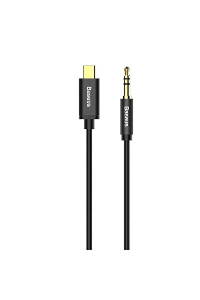 Baseus Cablu audio, USB-C la mufă de 3,5 mm, 1,2 m, negru