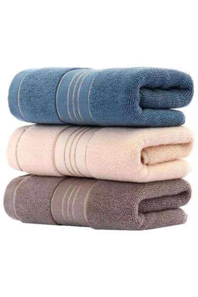 Amtok Prosoape ultra-moale superabsorbante 34x74cm, set 3, 100% bumbac, multi...
