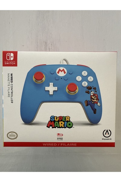 Powera Nintendo switch ve oled uyumlu super mario kablolu kol ( 3m kablo )