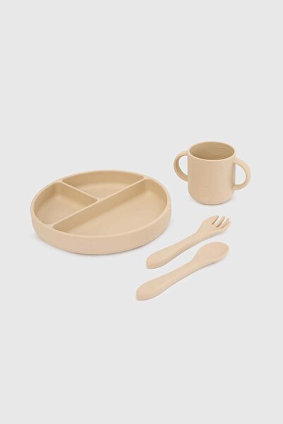 MOTHERCARE Second Stage 4-Piece Weaning Set - Beige