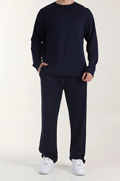 EXSPORT 2-Piece Oversized Long Sleeve Comfortable Loose Seasonal Tracksuit Set