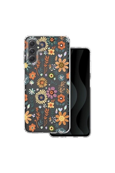 Sybero Carcasă cu imprimeu floral pentru Samsung Galaxy A13 5G/A04s, Field, m...