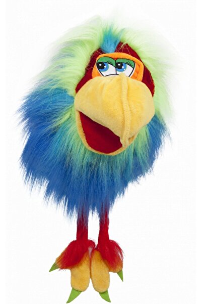 AMEK Papagal Verde - Marioneta cu Sunete