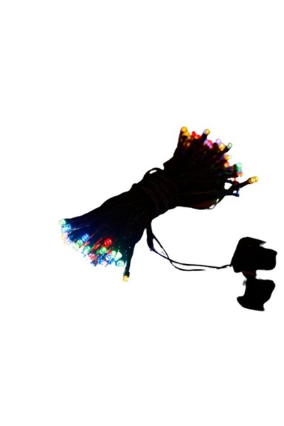 IMK Light garland with 200 multi-colored LED bulbs iMK®, 20 m, solar charging