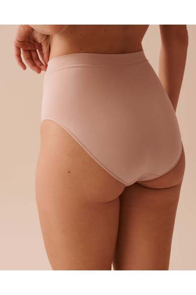 La Vie en Rose Seamless Fabric High Waist Bikini Panty