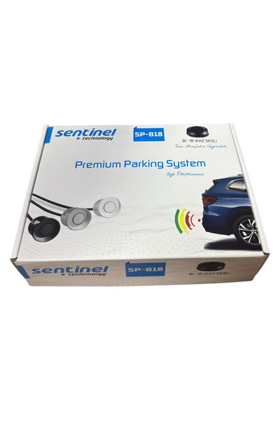 Sentinel Park Sensörü Gri 18 mm Ses İkazlı (B18-G)