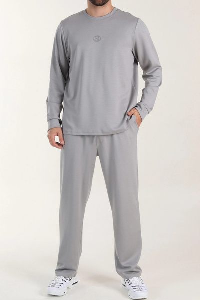 EXSPORT 2-Piece Oversized Long Sleeve Comfortable Loose Seasonal Tracksuit Set