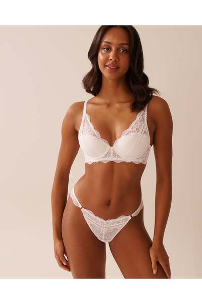 La Vie en Rose حمالة صدر رافعة للصدر على شكل حرف V عميق