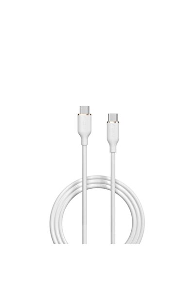 Devia Cablu Jelly EC632 USB-C la USB-C 1.2m 60W 3A Alb