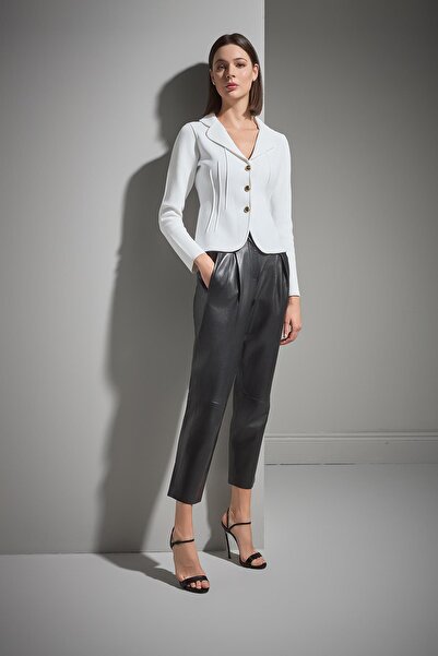 JOIN US Gold Düğmeli Triko Ceket