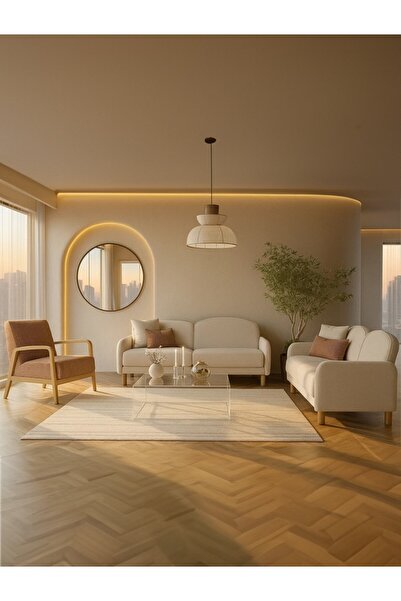 Modalife Vera Koltuk Takımı, Oturma Grubu 3+3+1 Full Paket (2 Koltuk 1 Berjer) (Sandıklı-Yataklı)