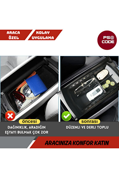 psa code CİTROEN C5 AİRCROSS ORTA KONSOL DÜZENLEYİCİ