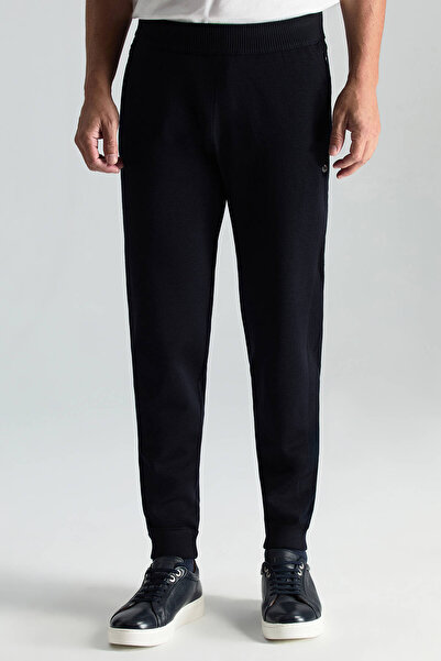 Hemington Merino Yün Lacivert Triko Pantolon