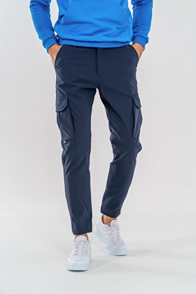 Wolff Combat Tactical Outdoor Taktik Trekking Kargo Cepli Outdoor Lacivert Pantolon - 512