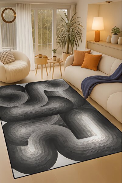 Rugs Modern Halı MOSSO Σχέδιο με θέμα τη φύση, υφαντό διακοσμητικό χαλί vinta...