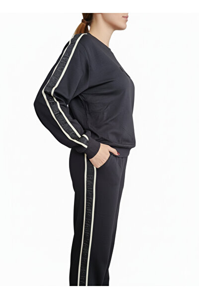 HOFY 2691 Modal Waffle Stripe Long Sleeve Set