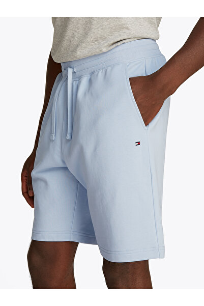 Tommy Hilfiger Men Breezy Blue Drawstring Waist Sweatshorts