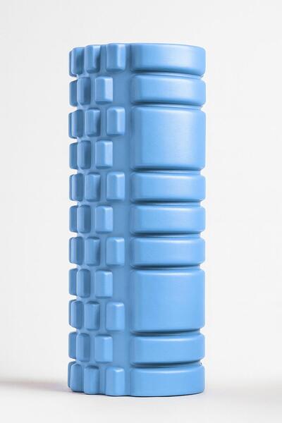 Telvesse High Density Pilates Foam Massage Roller – Lightweight and Durable Foam Roller Blue