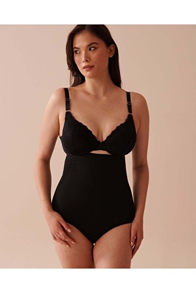 La Vie en Rose Microfiber High Waist Shaping Bikini Panty