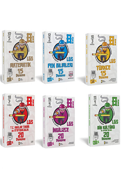 İsem Yayıncılık Lgs 8. Sınıf Tüm Dersler Branş Denemeleri Deneme Seti