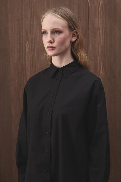 Hooopstore Premium Poplin Black Shirt