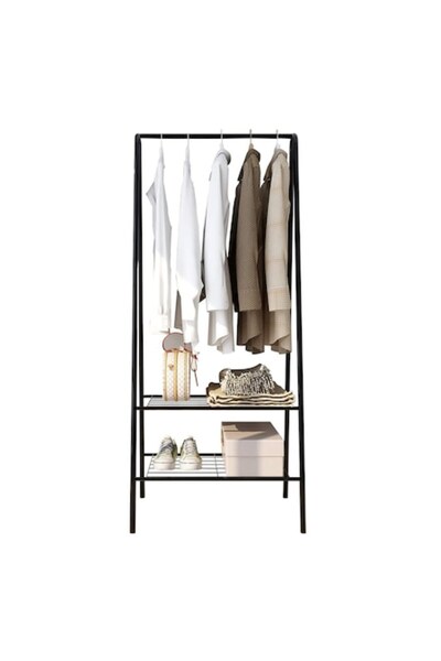 Asos Home Suport stander pentru haine si incaltaminte metalic, 60 x 28.5 x 15...