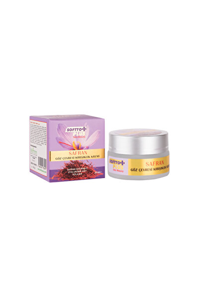 Softto Plus Softtoplus Romania Eye Contour Cream with Saffron – Anti-wrinkle & Brightening, 20 ml