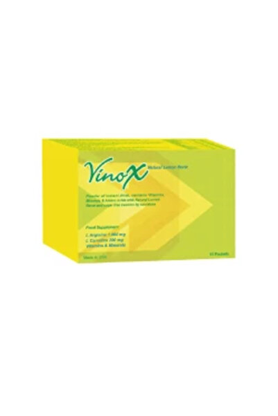 Vinox نكهة الليمون الطبيعية 15 عبوة