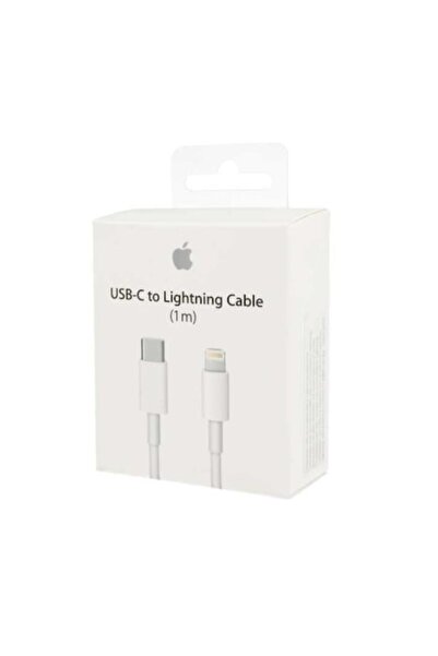 Apple data/charging cable for iPhone, USB-C to Lightning, 1 m, white