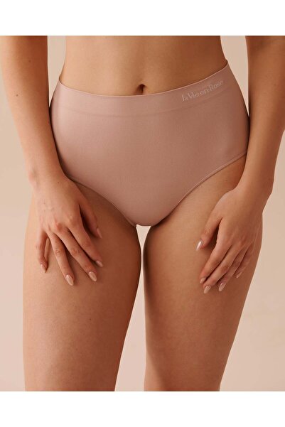 La Vie en Rose Seamless Fabric High Waist Bikini Panty