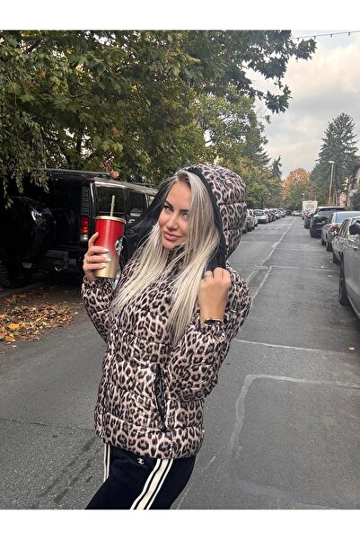 AndraRose Styles Short quilted jacket - Leopard Luxe