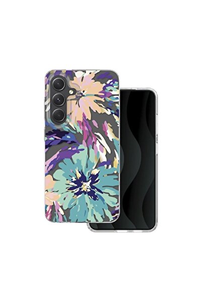Sybero Carcasă de telefon cu imprimeu floral pentru Samsung Galaxy S24, Splas...