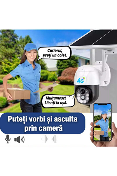 OEM LENSO Solar Surveillance Camera SIM Card 5 MP + 64 GB CARD