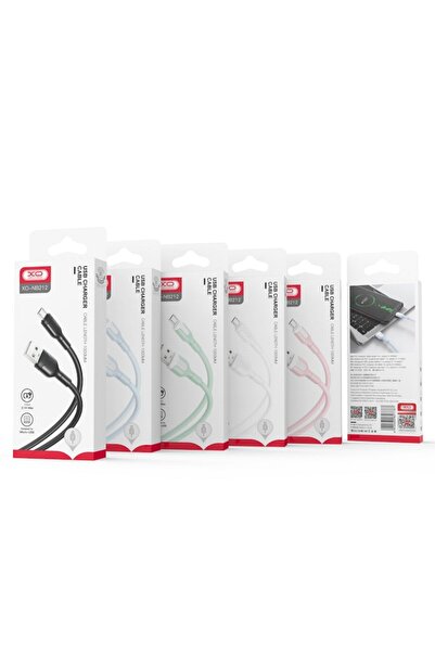 Xo Cablu NB212 USB - USB-C 1.0 m 2.1A Alb