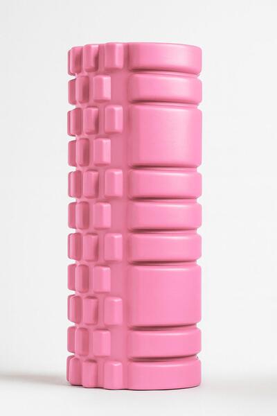 Telvesse High Density Pilates Foam Massage Roller – Lightweight and Durable Foam Roller Pink
