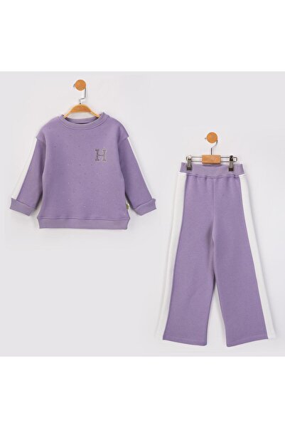 Lmn H Stone Print 3-Piece Shardon Suit for Girls
