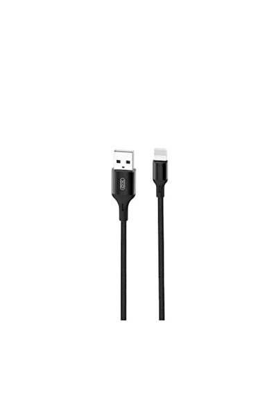 Xo NB143 Charging and Data Transfer Cable, USB/Lightning, 2.4A, 2 m, Black