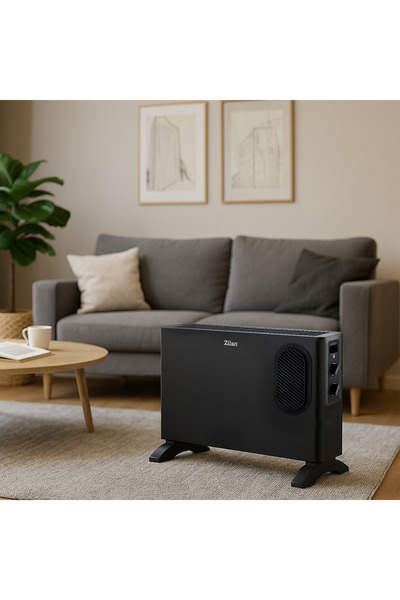 Zilan Ventilconvector ZLN2055, Termostat reglabil, Protecție la supraîncălzire, Putere 1250 / 2000W
