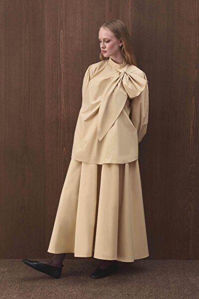 Hooopstore Premium Poplin Balloon Butter Yellow Skirt