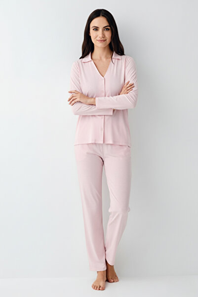 Pierre Cardin Women's Buttoned Modal-Cotton 2-Piece Pajama Set Vr.11.P91.C15.Y01