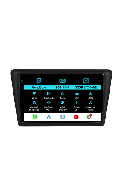 NavStore Navigatie Dedicata Skoda Rapid (2011-2019), 9Inch, 2Gb Ram, 32Gb Sto...