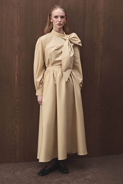 Hooopstore Premium Poplin Balloon Butter Yellow Skirt