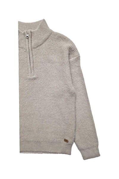 Mo Kids Pulover tricotat cu guler inalt